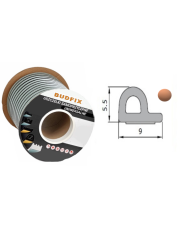 Uszczelka 9mmx5,5mm profil P uszczelka samoprzylepna EPDM brązowa rolka 100 metrów