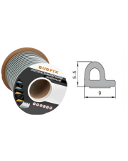 Uszczelka 9mmx5,5mm profil P uszczelka samoprzylepna EPDM biała 1 metr