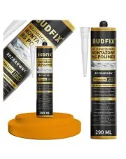 Klej MS Polimerowy Bezbarwny 290ml Budfix (Crystal)
