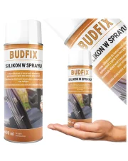 Smar Silikonowy Antyadhezyjny Poślizgowy Spray 400ml Budfix
