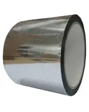 Taśma metalizowana aluminiowa 75mm 50m do klejenia folii aluminiowej paroizolacji sitodruku