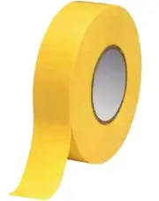 Taśma izolacyjna żółta 19mm 20m PVC izolacja do kabli premium