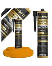 Klej MS Polimerowy Czarny 290ml Budfix