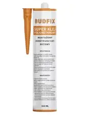 Klej do listew przypodłogowych MDF klej poliuretanowy do klejenia przyklejania mocowania montażu listew MDF do ściany premium 310ml