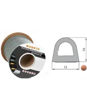 Uszczelka 12mmx10mm uszczelka EPDM samoprzylepna brązowa 1 metr