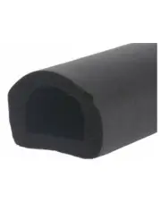 Uszczelka gumowa szerokość 21mm grubość 15mm samoprzylepna czarna rolka 50 metrów