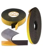 Uszczelka EPDM 15mm 10m grubość 6mm uszczelka samoprzylepna czarna z pianki EPDM taśma EPDM