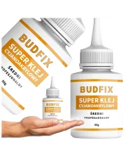Klej Cyjanoakrylowy Średni Przemysłowy 50g (50ml) Budfix Standard