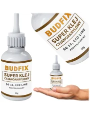 Klej Sekundowy Błyskawiczny Rzadki 50g (50ml) Budfix Eco Line