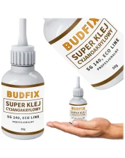Klej Sekundowy Błyskawiczny Średni 50g (50ml) Budfix Eco Line