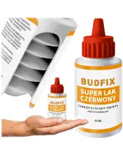 Lak Czerwony do znakowania śrub 50ml Harmonijka – Wskaźnik poluzowania (Torque Seal)