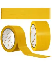 Taśma tkaninowa naprawcza 50mm 50m typu duct tape zbrojona żółta mocna premium