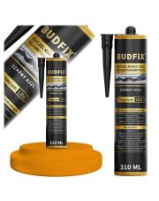 Klej i uszczelniacz czarny poliuretanowy elastyczny montażowy B 221 310ml