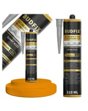 Przemysłowy Uszczelniacz Do Metalu Stali Szary Klej PU 310ml