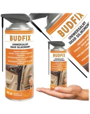 Smar Silikonowy do Uszczelek Zamków Prowadnic Spray 400ml Budfix