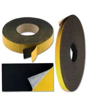 Filc samoprzylepny 45mm 10m gr.4mm czarny w pasku meblarski do wycinania pod meble krzesła stoły