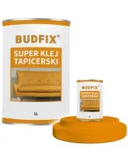Klej tapicerski tapicer do tapicerki materiału tekstyliów gąbki pianki w puszczce 1 litr