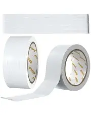 Taśma tkaninowa naprawcza 50mm 50m typu duct tape zbrojona biała solvent mocna premium 300 mikronów