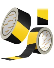 Taśma antypoślizgowa 200mm 18m żółto czarna na schody samoprzylepna