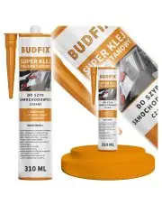 Klej do szyb samochodowych szybki czarny 2H poliuretanowy dwugodzinny SPRINT 310ml