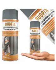 Lakier Termiczny Wysokotemperaturowy Srebrny Satynowy Mat 650°C 400ml Budfix