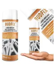 Lakier akrylowy biały połysk RAL 9010 do felg samochodowych aluminiowych i kołpaków szybkoschnący 400ml