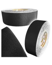Taśma antypoślizgowa czarna do poręczy gumowa PEVA 50mm 18m