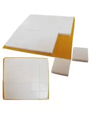 Wykroje piankowe dystansujące gr. 5mm 20mmx20mm dwustronne dwustronnie klejące piankowe z pianki efekt 3D arkusz 25 sztuk