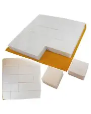 Wykroje piankowe dystansujące gr. 10mm 20mmx20mm dwustronne dwustronnie klejące piankowe z pianki efekt 3D arkusz 25 sztuk