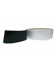 Taśma butylowa jednostronna czarna z aluminium 100mm 10m