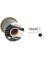Uszczelka 8mmx2mm uszczelka samoprzylepna czarna rolka 200 metrów