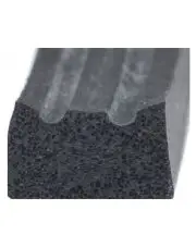 Uszczelka czarna szerokość 10mm grubość 4mm samoprzylepna okienna do okien drzwiowa do drzwi rolka 100m