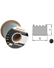 Uszczelka 10mmx5mm uszczelka samoprzylepna czarna rolka 100 metrów