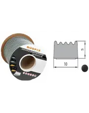 Uszczelka 10mmx5mm uszczelka EPDM samoprzylepna czarna 1 metr