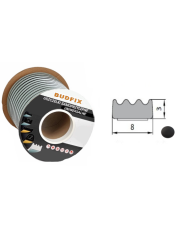 Uszczelka 8mmx3mm uszczelka samoprzylepna czarna rolka 150 metrów