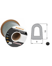Uszczelka 8mmx10mm uszczelka samoprzylepna czarna rolka 50 metrów